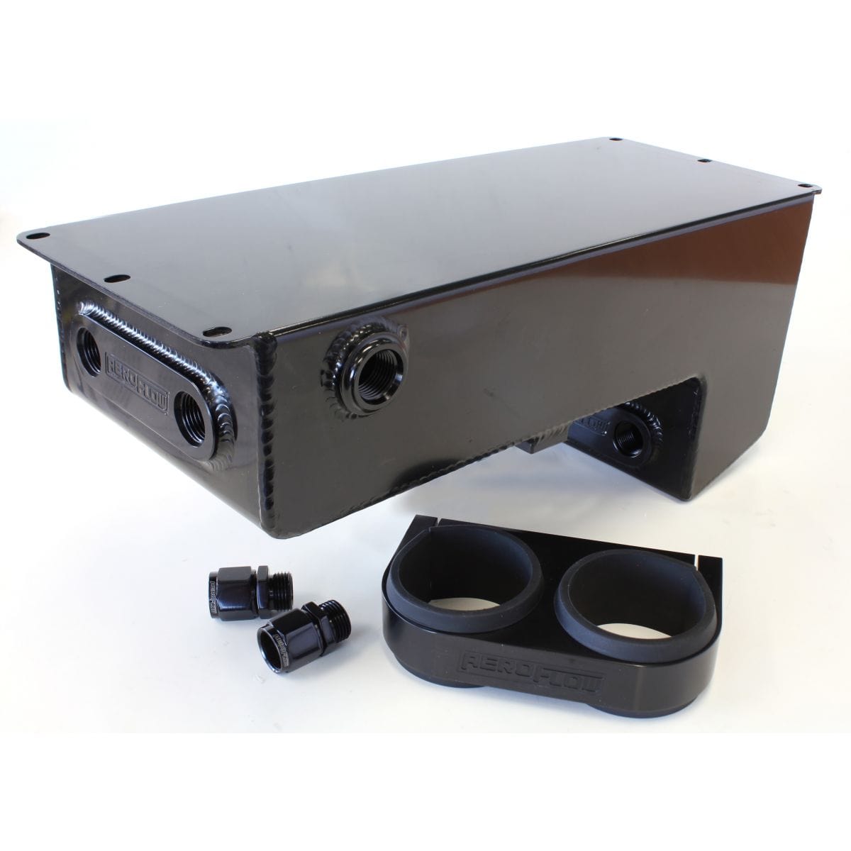 Aeroflow Performance Fuel Systems Aeroflow Dual EFI Pump Under-Car Surge Tank AF77-1044 SR
