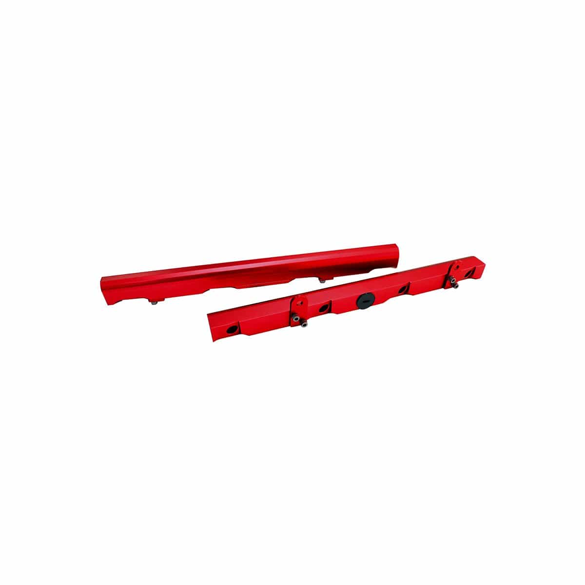 Aeroflow Performance Fuel Systems Red GM LS2 & LS3 Billet EFI Fuel Rails SR