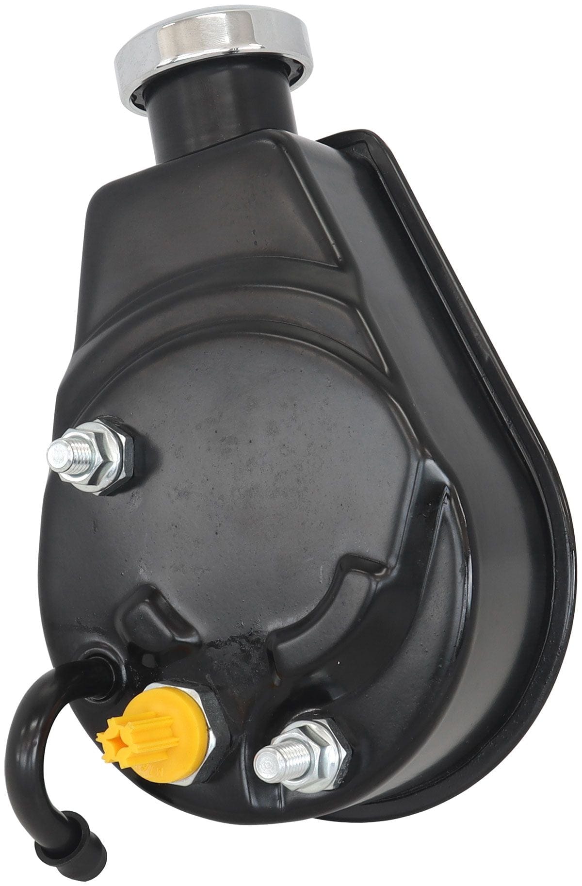 Aeroflow Performance GM Saginaw Pump with No Pulley Aeroflow Saginaw Power Steering Pump - Black Finish AF83-1000BLK SR