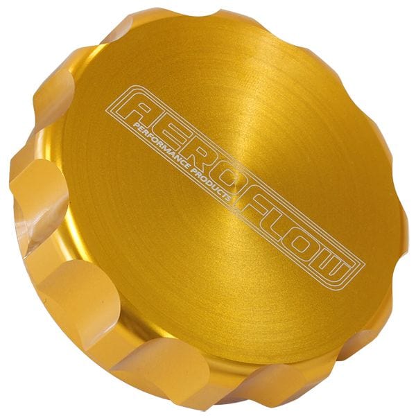 Aeroflow Performance Gold Finish Aeroflow 1" Billet Aluminium Filler Cap AF59-460-16G SR
