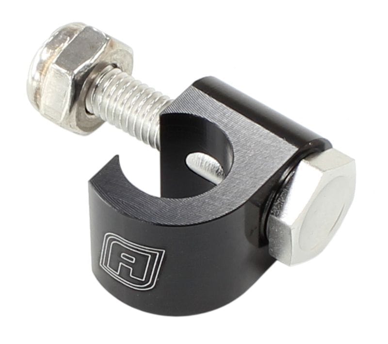 Aeroflow Performance Half Clamp, Black Aeroflow Billet Aluminium Clip Style Cable Mount AF3500-1010 SR