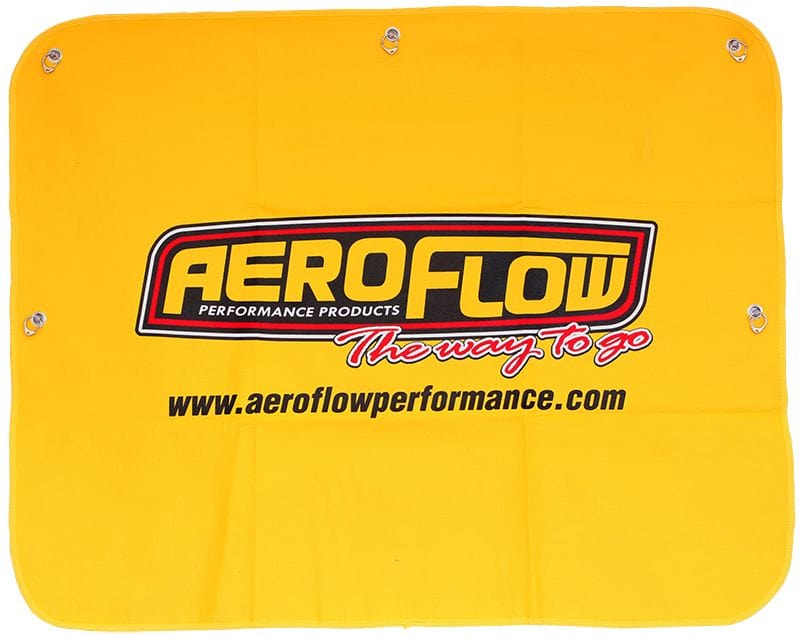 Aeroflow Performance High Quality Yellow Vinyl, Includes 5 Suctions Cups To Attach To Body Aeroflow Tyre Cover - Universal Fit AF99-3000 SR
