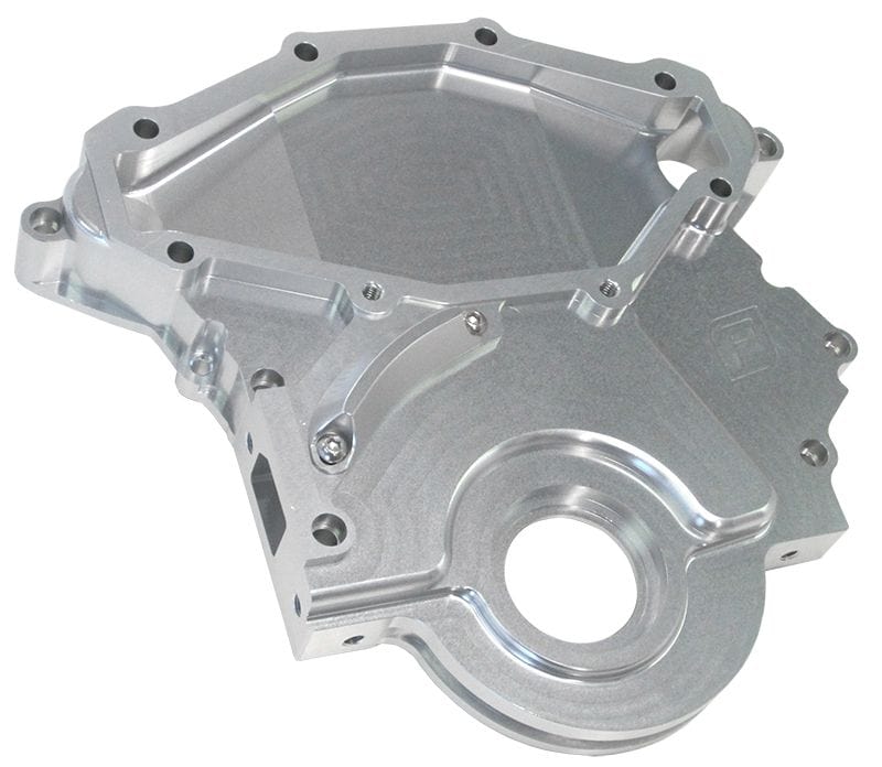 Aeroflow Performance Includes Mounting Hardware and Accepts Mechincal Fuel Pump Aeroflow Holden 253-304-308 Billet Timing Cover - Silver Finish AF64-4358S SR