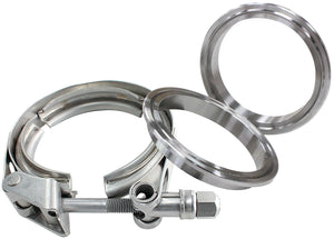 Aeroflow 2-1/2" (63.5mm) V-Band Clamp Kit with Steel Weld Flanges AF92-2500