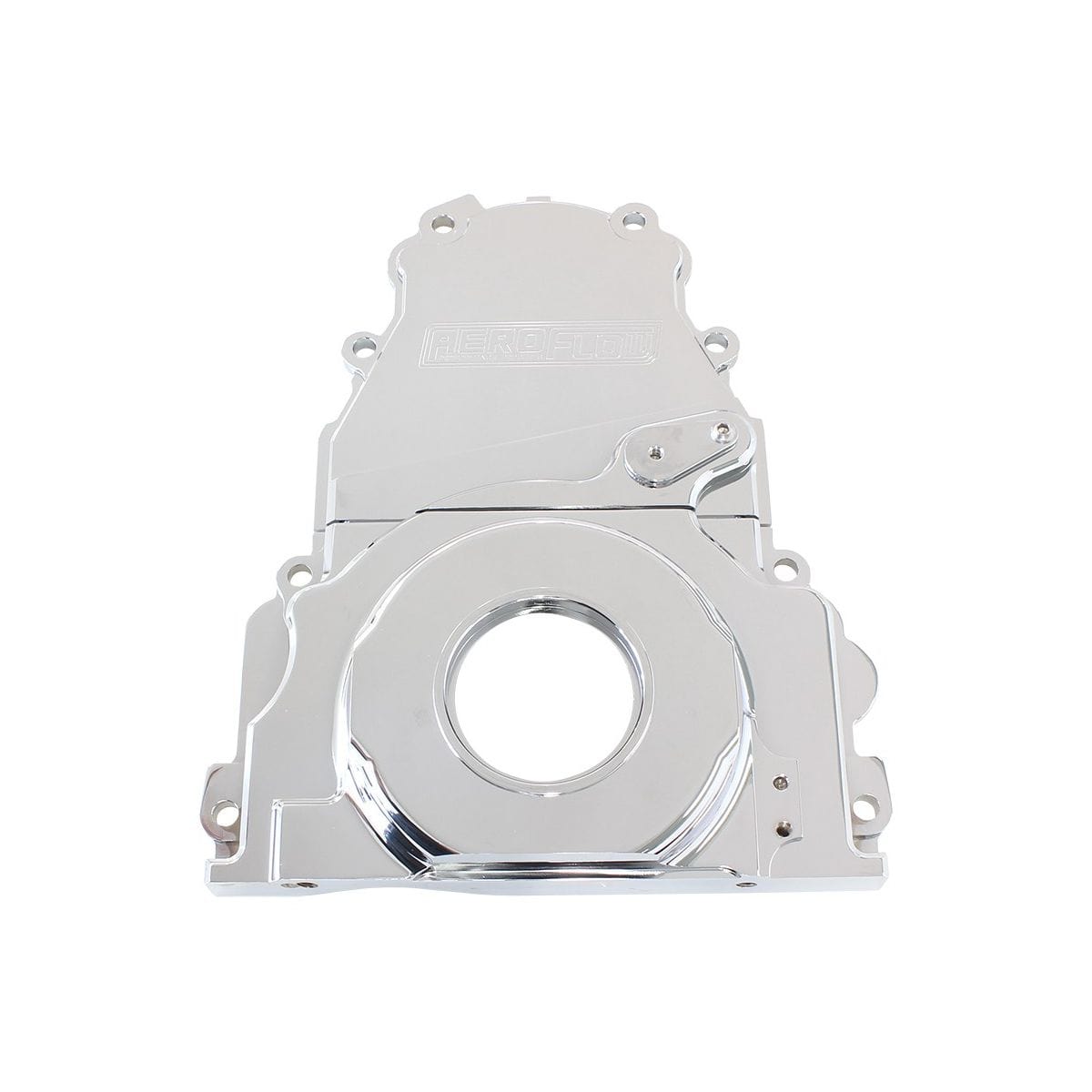 Aeroflow Performance LS Engine Parts 2-Piece Billet Aluminium Timing Cover GM LS Series AF64-4361 SR