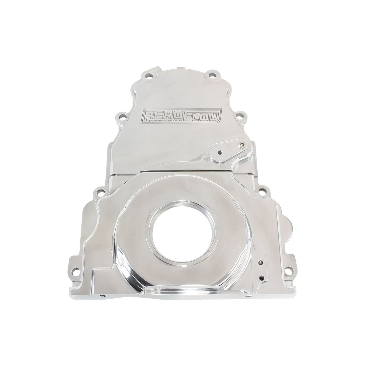 Aeroflow Performance LS Engine Parts 2-Piece Billet Aluminium Timing Cover GM LS Series AF64-4361 SR