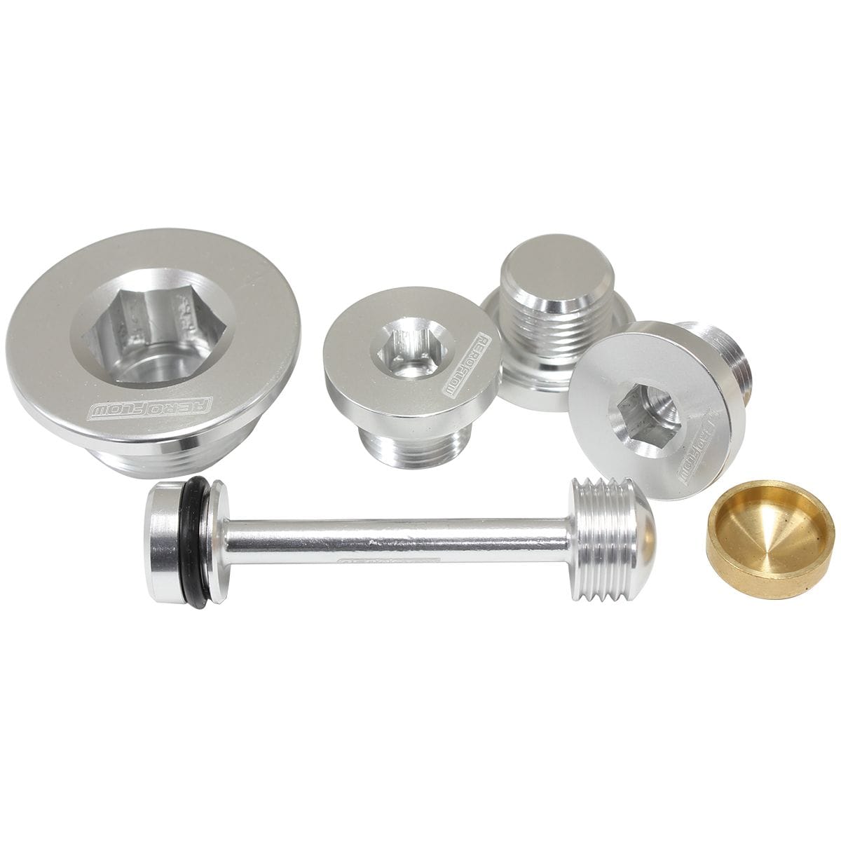 Aeroflow Performance LS Engine Parts AF64-2125 Welsh Plug Kit with Billet Barbell Suit GM LS Series AF64-2125 SR