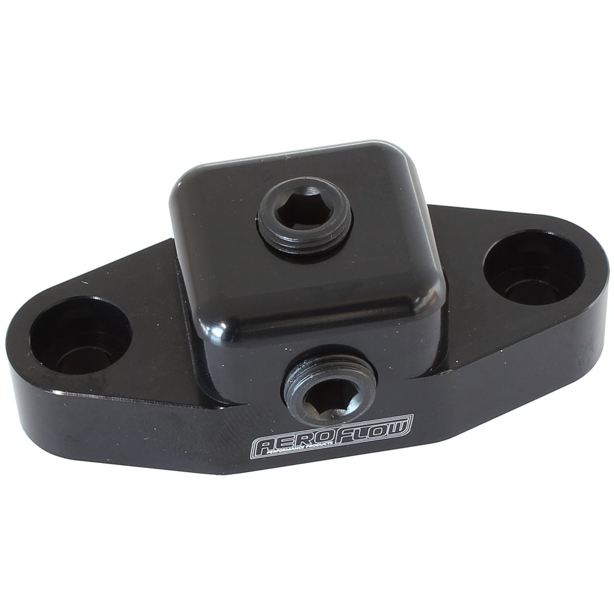 Aeroflow Performance LS Engine Parts AF64-2189BLK Billet Oil Bypass Plate Suit GM LS Series Engines AF64-2189BLK SR