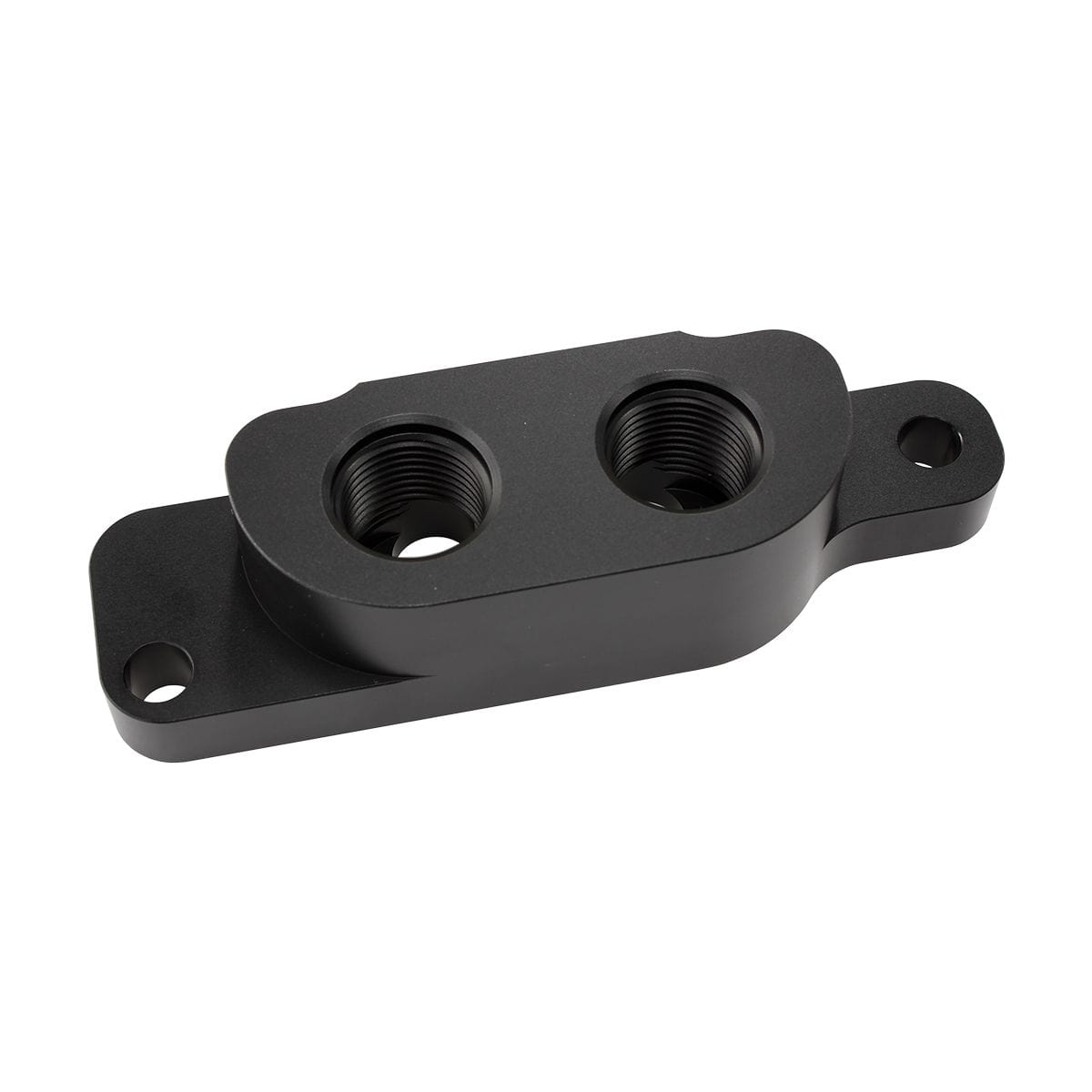 Aeroflow Performance LS Engine Parts AF82-2013 Oil Block Adapter with 2x Female -10ORB Ports Suit GM LS Series AF82-2013 SR
