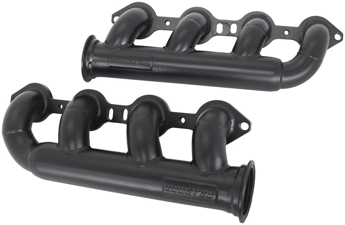 Aeroflow Performance LS Engine Parts AF8200-2000 GM LS Twin Turbo Manifolds Forward Facing 2.5" V-Bands, Sold As a Pair SR