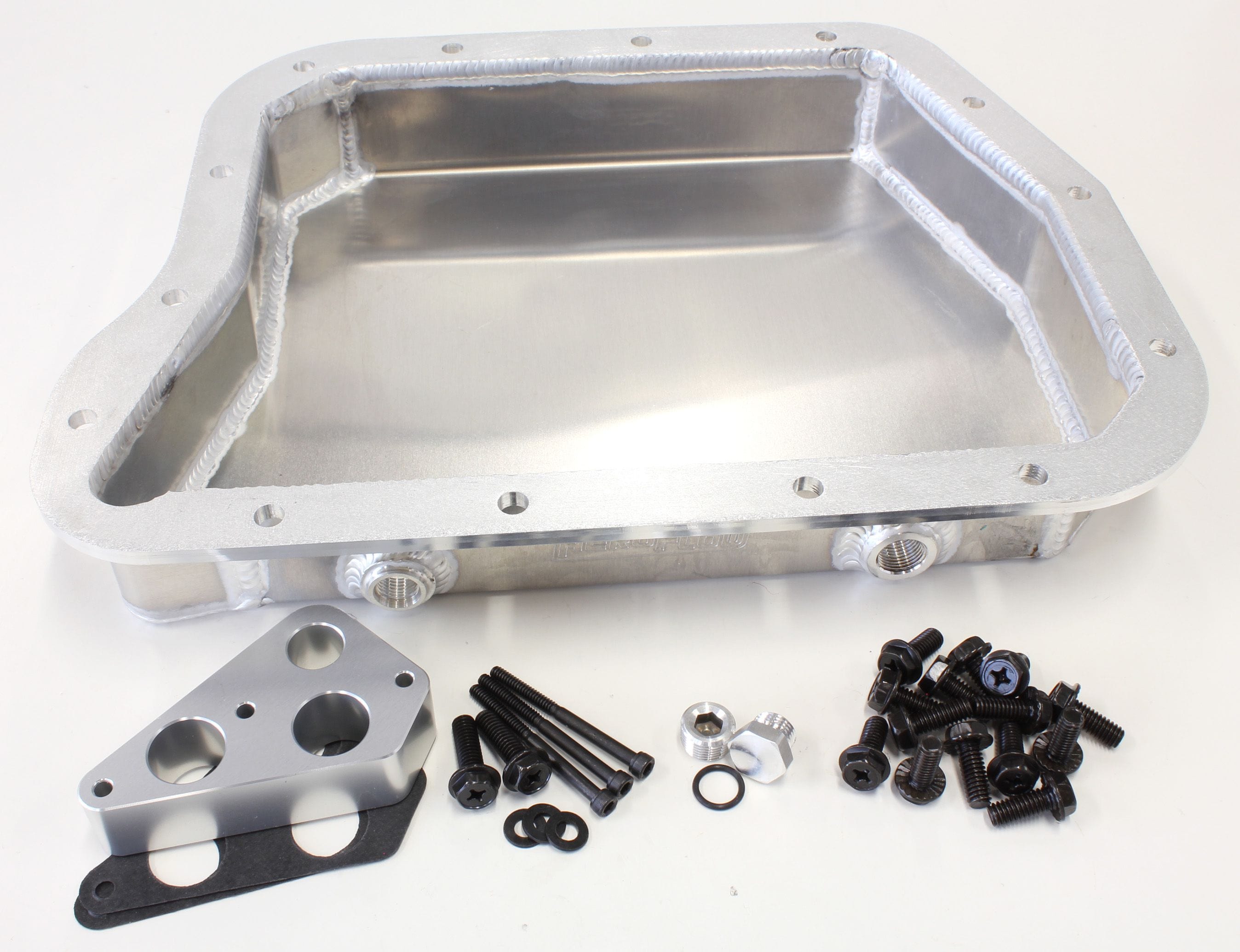 Aeroflow Performance Natural Finish. Suit Chrysler Torqueflite 727 Aeroflow 2.33" Deep Fabricated Transmission Pan including Filter Extension AF72-3004 SR