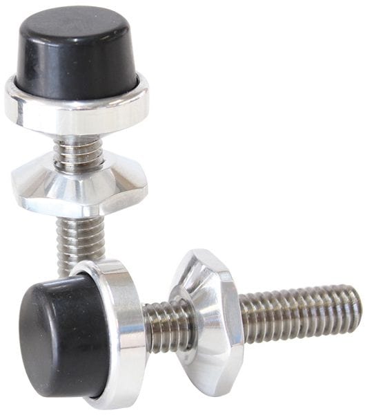 Aeroflow Performance Polished Finish Aeroflow Universal Billet Bonnet Adjusters with 5/16" UNC Thread AF64-4101 SR
