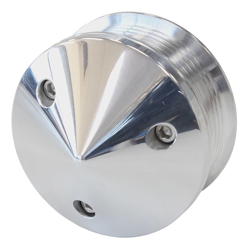 Aeroflow Performance Polished With Nose Cover & Bolts Aeroflow Replacement GM LS Series Tensioner Pulley AF59-4031 SR