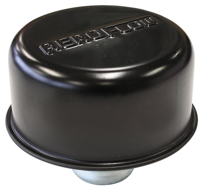 Aeroflow Performance Push In, No Spout Aeroflow Black Valve cover Breather AF1822-7000 SR