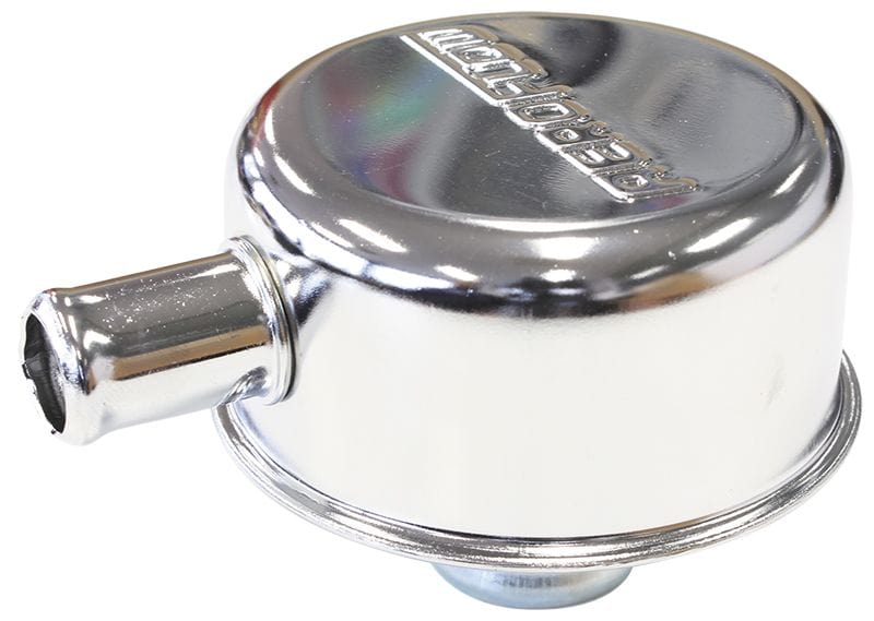 Aeroflow Performance Push In, With 5/8" Spout Aeroflow Chrome Valve cover Breather AF1821-7001 SR