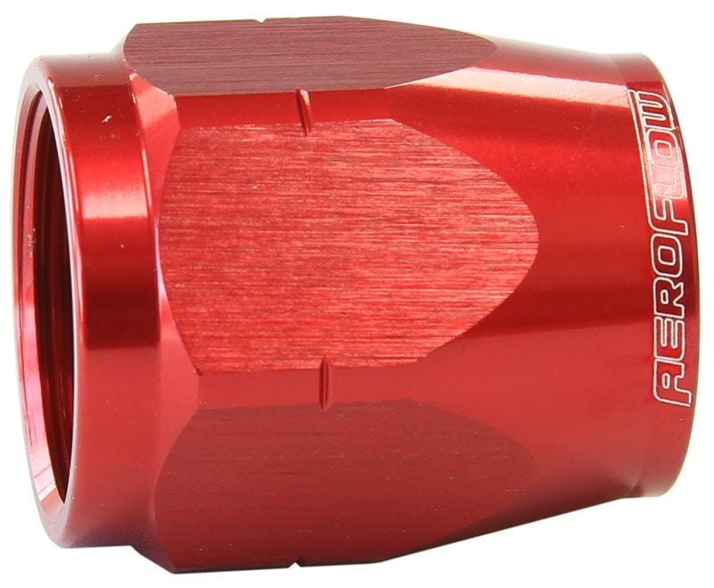 Aeroflow Performance Red Finish. Suits 500, 550 and 880 Series Hose Ends Aeroflow Cutter Style Hose End Socket -4AN AF559-04DCR SR