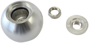 Aeroflow Bang Shift Billet Round Gear Knob with Bare Button Boss AF72-9905