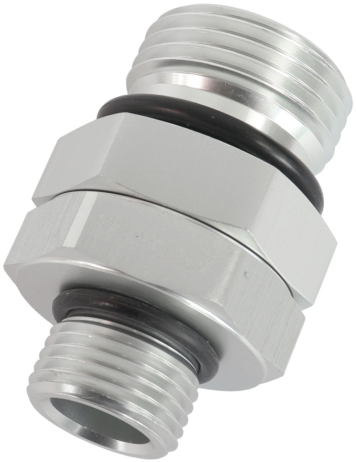 Aeroflow Performance Silver Finish Aeroflow ORB Male to Male Swivel -8 ORB to -6 ORB AF929-08-06S SR