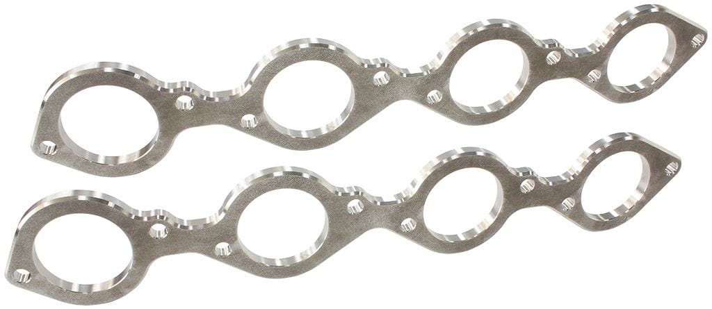 Aeroflow Performance Stainless Steel, Sold as a Pair Aeroflow BB Chev 2-1/4" Round Port Header Flange AF9551-1003 SR