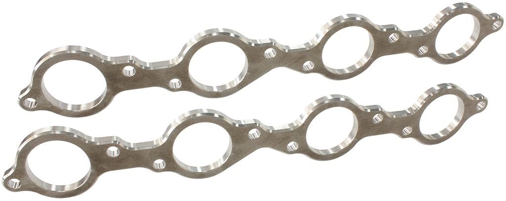Aeroflow Performance Stainless Steel, Sold as a Pair Aeroflow BB Chev 2" Round Port Header Flange AF9551-1004 SR