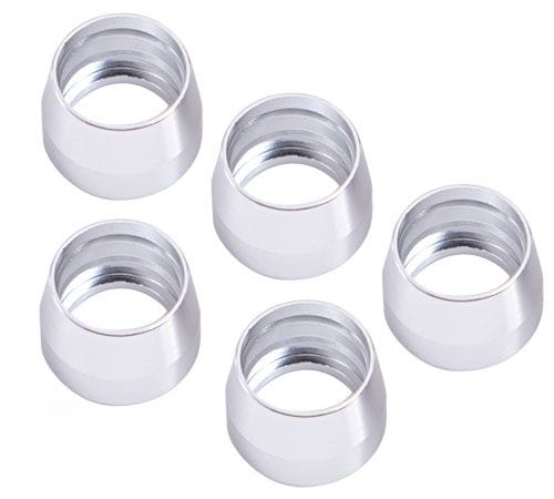 Aeroflow Stainless Steel PTFE Hose Olive Inserts -10AN (5 pack) (AF299-10SS)