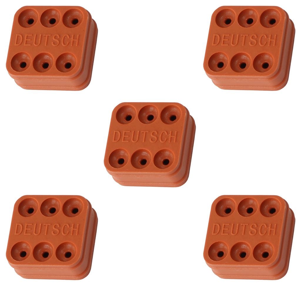Aeroflow Performance Suit 6 Pin Connector With 14 AWG Wire, 5-Pack Aeroflow Replacement WeatherTight Wire Seal AF49-9042 SR