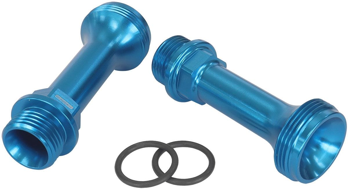 Aeroflow Performance Suit Adjustable Fuel Log (AF64-2037), -8ORB for Holley Carburettors, Aeroflow Replacement Billet Adjustable Fuel Log Legs AF59-2136 SR