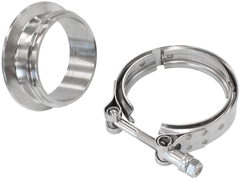 Aeroflow Boosted Turbine Inlet 3.62" O.D Stainless Steel V-Band Kit (AF8080-1019)