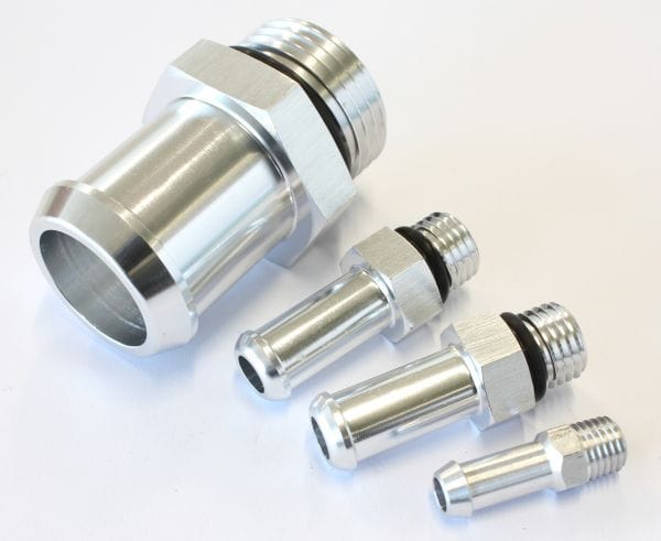 Aeroflow Performance Suit AF77-1022, Silver Finish Aeroflow Replacement Fittings for Ford BA/BF Radiator Overflow Tanks AF59-1022 SR