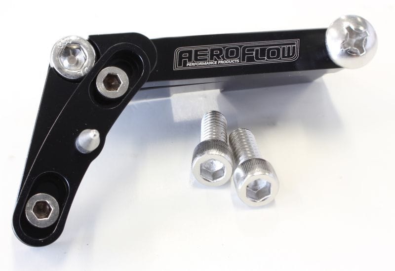 Aeroflow Performance Suit Big Block Chevy with 8" Harmonic Balancer Aeroflow Adjustable Timing Pointer - Black AF64-2099BLK SR