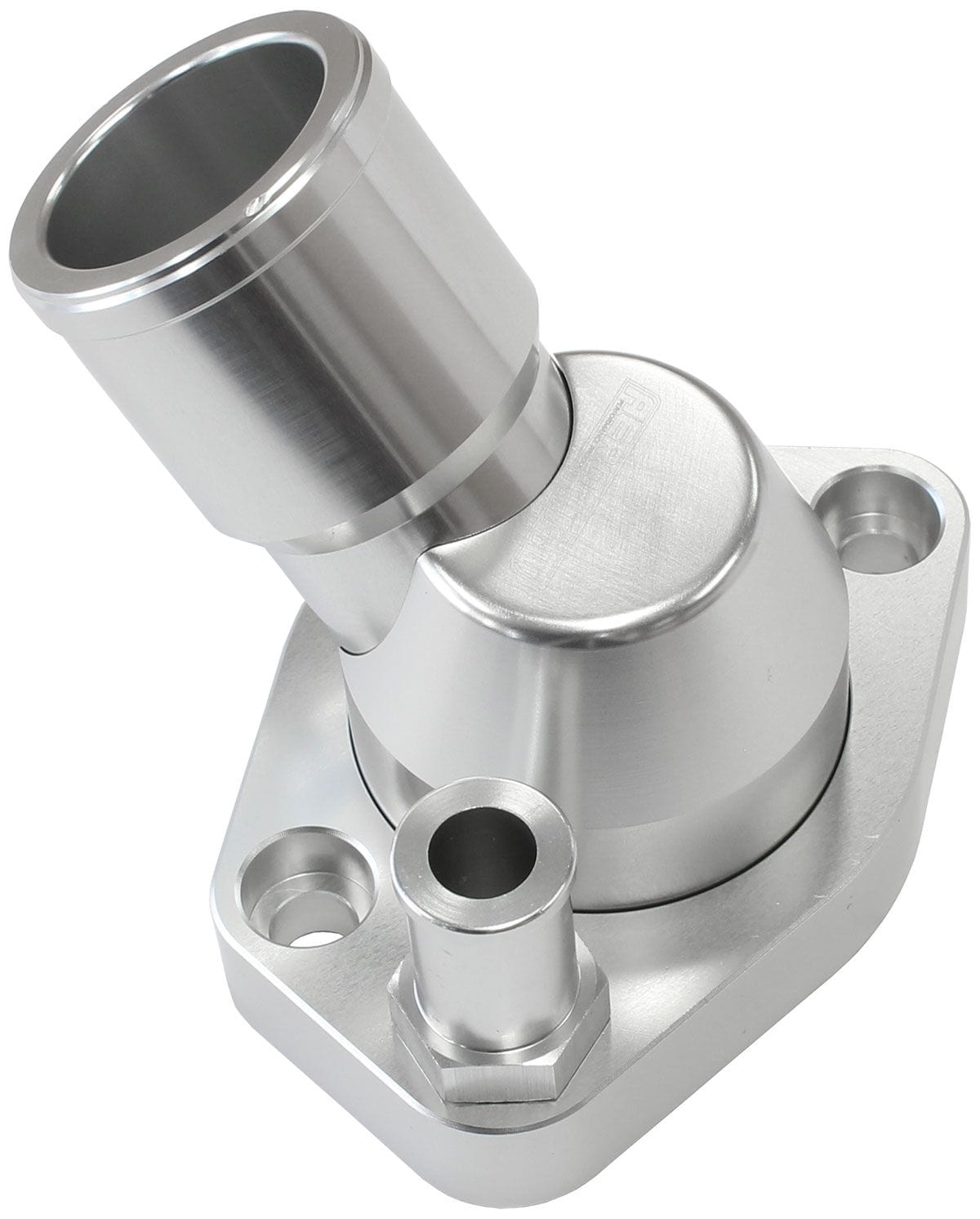 Aeroflow Performance Suit Ford 289-351W Aeroflow Billet 45° Swivel Thermostat Housing, Silver Finish AF64-2233S SR
