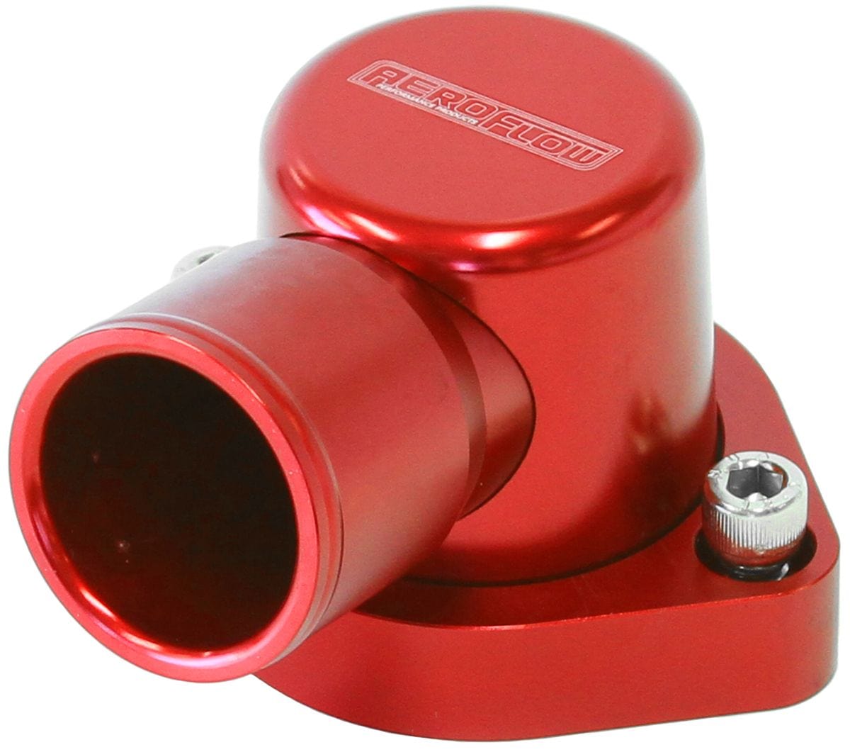 Aeroflow Performance Suit Ford 302-351C Aeroflow Billet 90° Thermostat Housing - Red AF64-2039R SR