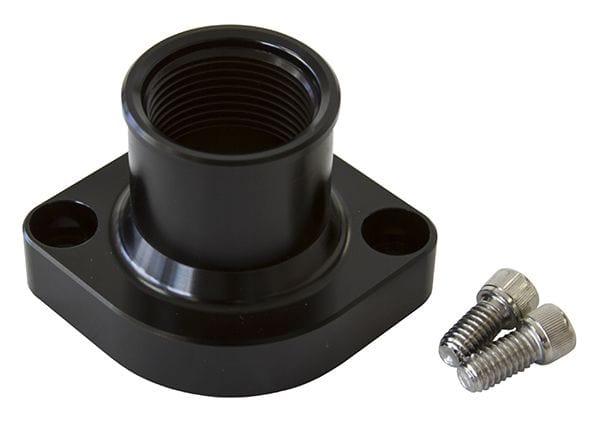 Aeroflow Performance Suit Ford 302-351C Aeroflow Ford Cleveland Billet Thermostat Housing - Black AF64-2021BLK SR