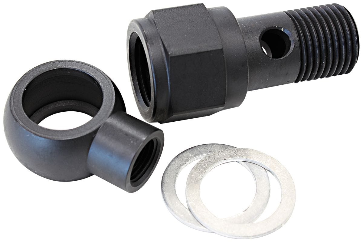 Aeroflow Performance Suit GM LS Engines With 1/8" NPT Auxiliary Port Aeroflow Oil Pressure Adapter - Steel AF166-05-02-ST SR