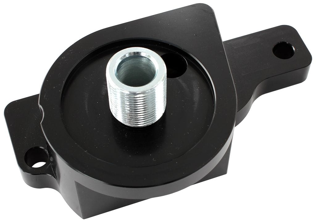 Aeroflow Performance Suit GM LS Series Aeroflow Oil Block Adapter with Spin-On OE Oil Filter Base AF59-2012 SR