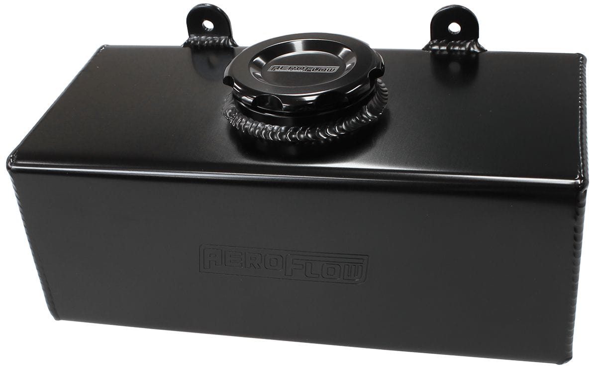 Aeroflow Performance Suit Holden HD-HZ, Torana LC-UC, Black Finish Aeroflow Fabricated Alloy Washer Tank with Motor & Low Profile Cap AF77-1046BLK SR