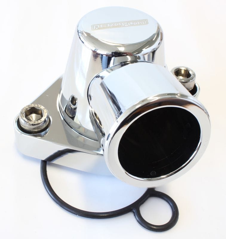 Aeroflow Performance Suit Holden V8 (Swivel. No Heater Outlet) Aeroflow Billet Thermostat Housing - Chrome AF64-2056C SR