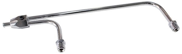 Aeroflow Performance Suit Holley Double Pumper, 9-5/16" between inlets, 3/8" tube diameter Aeroflow Chrome Steel Holley Fuel Line AF30-4150 SR