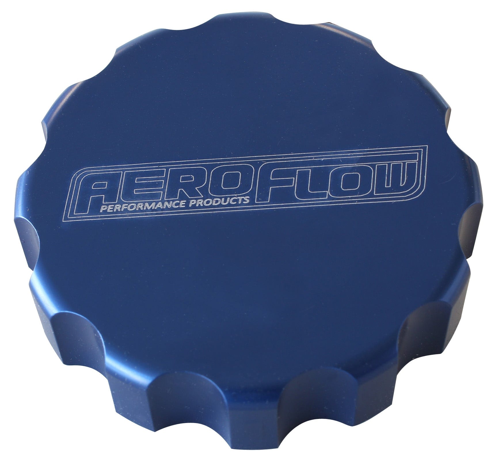 Aeroflow Performance Suit Large Cap, Blue Finish AF463-0042S - AEROFLOW RADIATOR CAP COVER SR