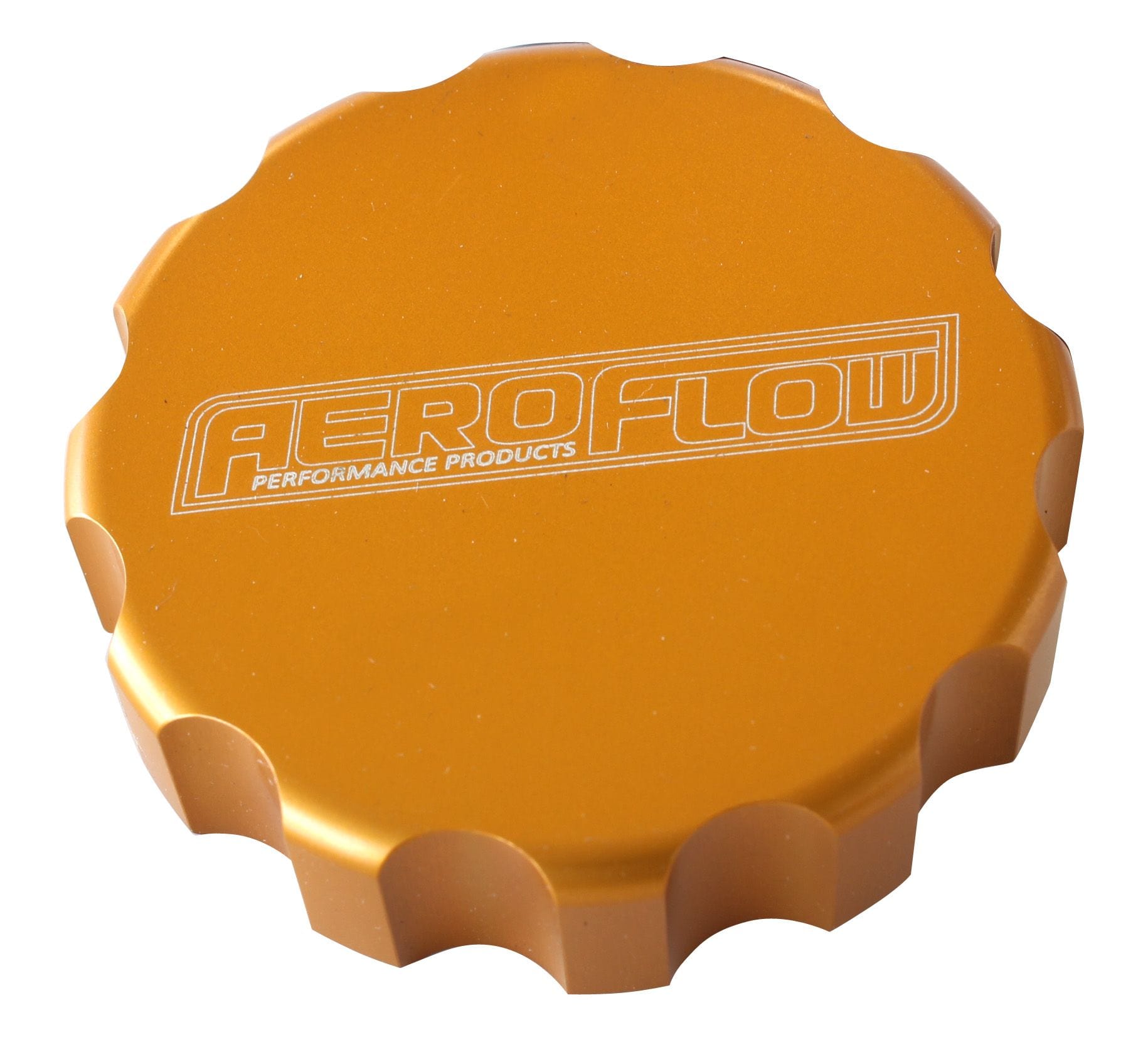 Aeroflow Performance Suit Large Cap, Gold Finish Aeroflow Billet Radiator Cap Cover AF463-0042G SR