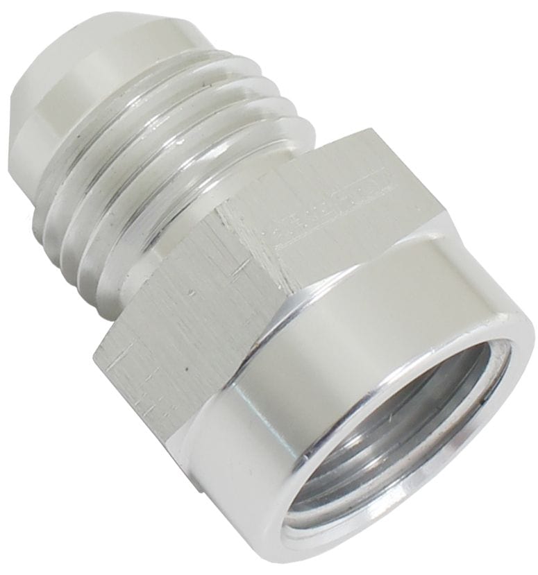 Aeroflow Performance suit Nissan & Toyota Steering Aeroflow M14 x 1.5 Inverted Seat to -6AN Adapter, Silver AF361-06S SR