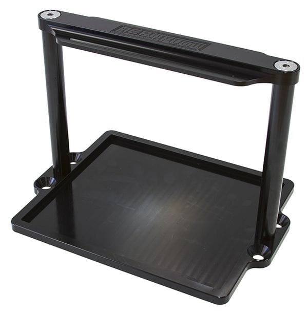 Aeroflow Performance Suit Odyssey ODPC1200 battery, Black finish Aeroflow Billet Aluminium Battery Trays AF64-2102BLK SR