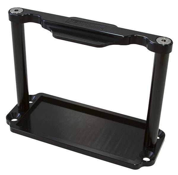 Aeroflow Performance Suit Odyssey ODPC680 battery, Black finish Aeroflow Billet Aluminium Battery Trays AF64-2100BLK SR