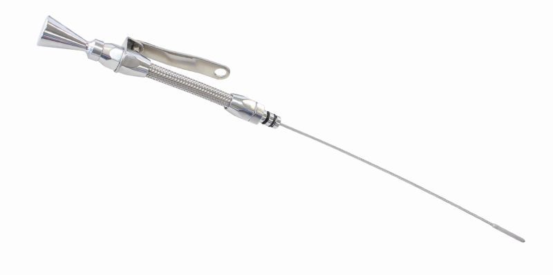 Aeroflow Performance suit SB Chevy (Early Model Passenger Side) Aeroflow Stainless Steel Flexible Engine Dipstick AF64-2110 SR