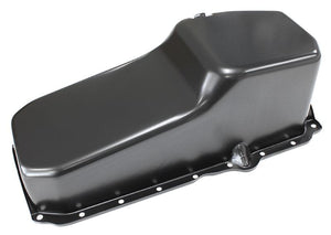 Aeroflow Chevrolet Late 1986 On Standard Replacement Oil Pan, Black Finish AF82-9414BLK