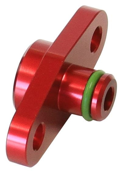Aeroflow Performance Suit Subaru, Nissan, Mazda with 32.5mm Centres Aeroflow Fuel Rail Adapter (Red) AF64-2064R SR
