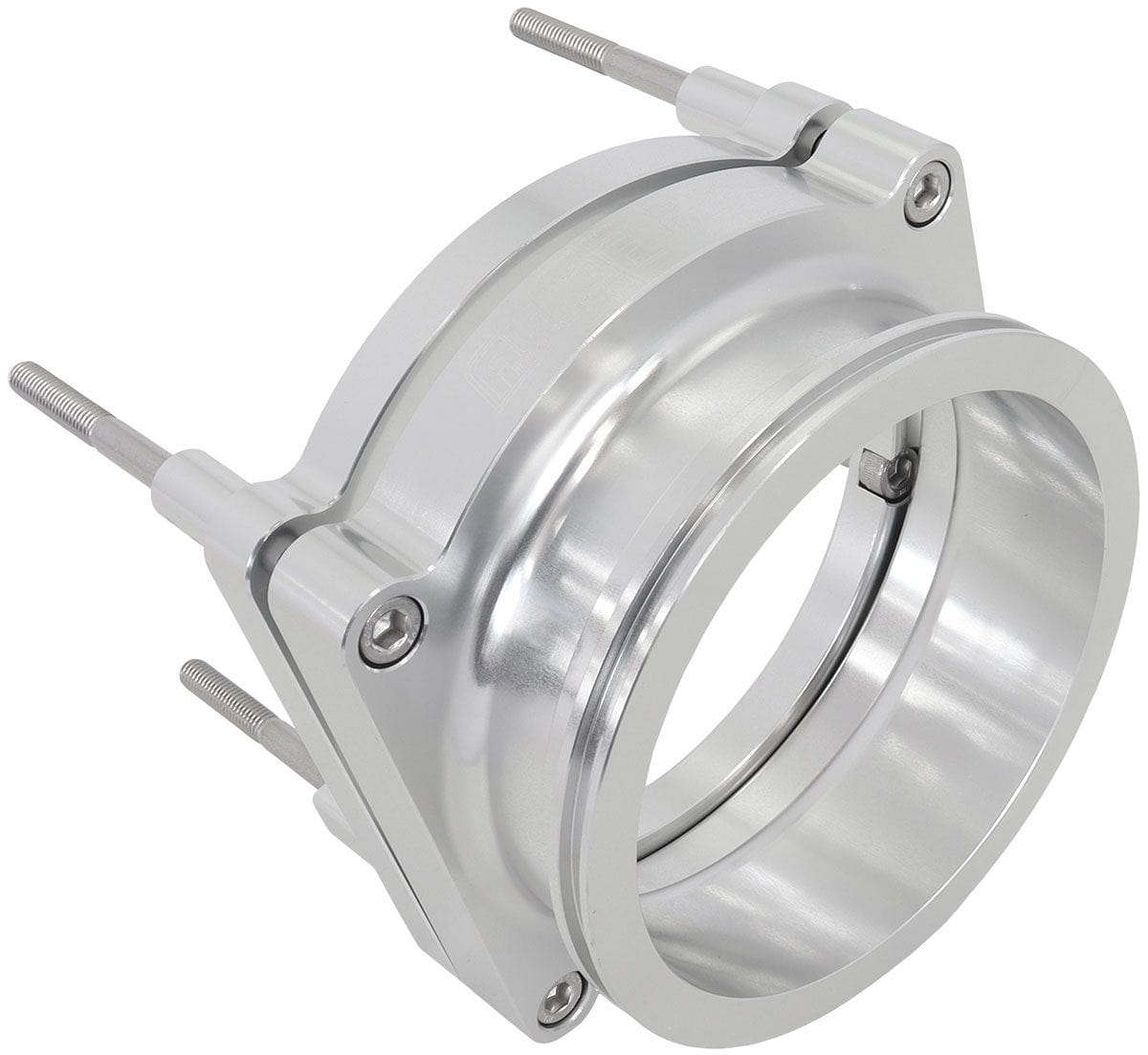 Aeroflow Performance suits 102mm Fly By Wire and 4" Intercooler Clamp Aeroflow GM LS Throttle Body Adapter, Silver Finish AF64-2144 SR