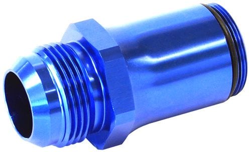 Aeroflow Performance Suits 360° Swivel Aeroflow Water Necks Aeroflow -16 AN Water Neck Adapter - Blue AF64-2073 SR