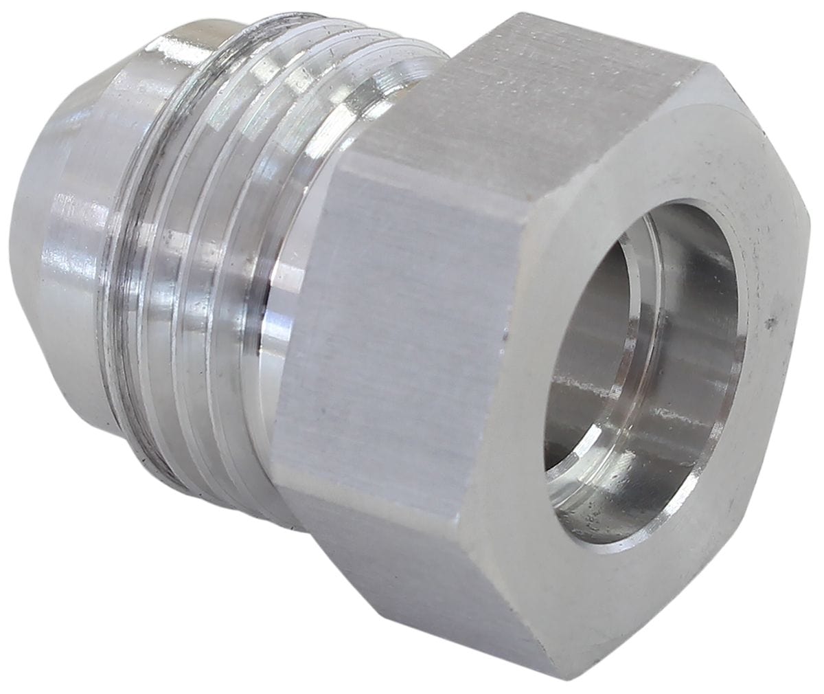 Aeroflow Performance Suits 5/8" Hardline Aeroflow Weld-On Aluminium Male Hex -10AN Fitting AF999-10DH SR
