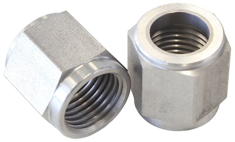 Aeroflow Performance Suits Aeroflow, Moroso & Russell Tubing Aeroflow -8AN to 1/2" Stainless Steel Tube Nut AF818-08-SS SR